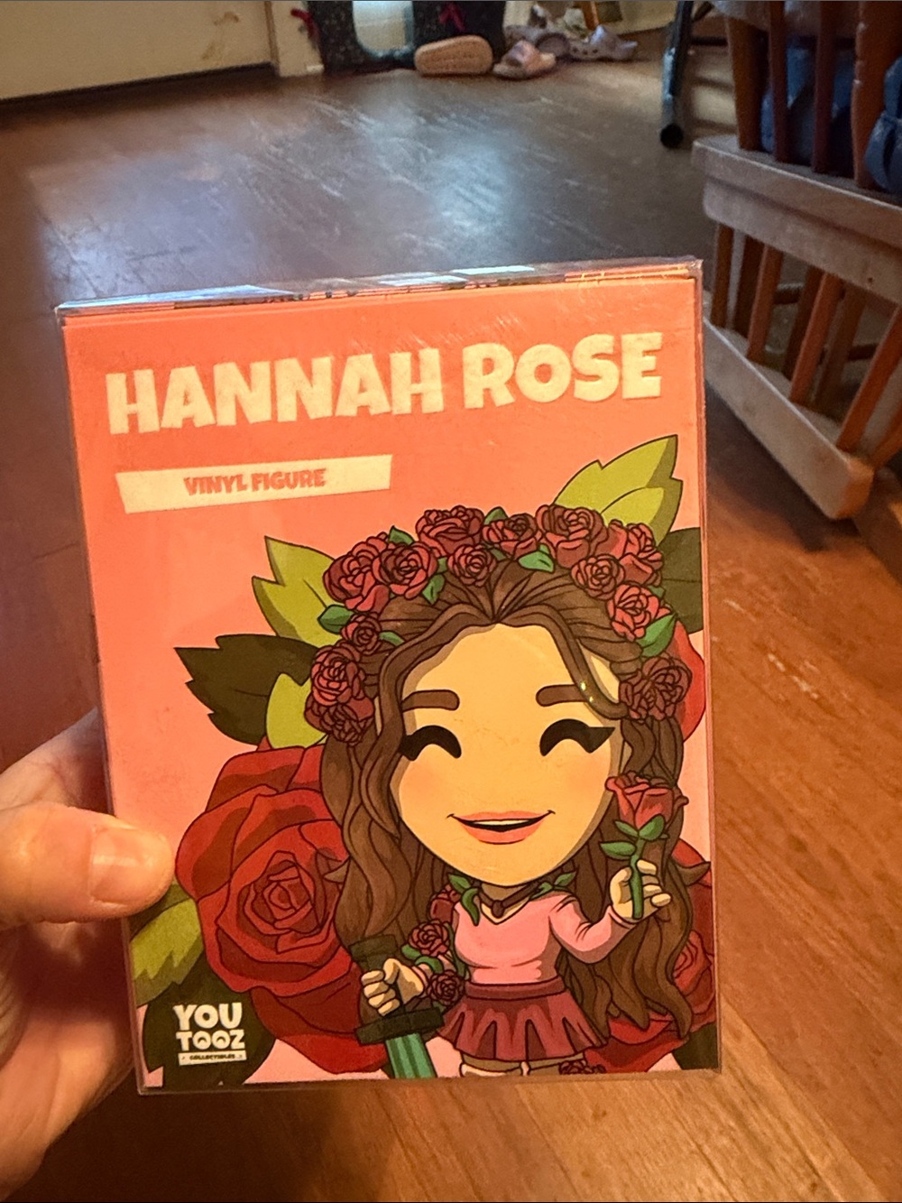 Hannah Rose Pink Vinyl Figure Wall Art